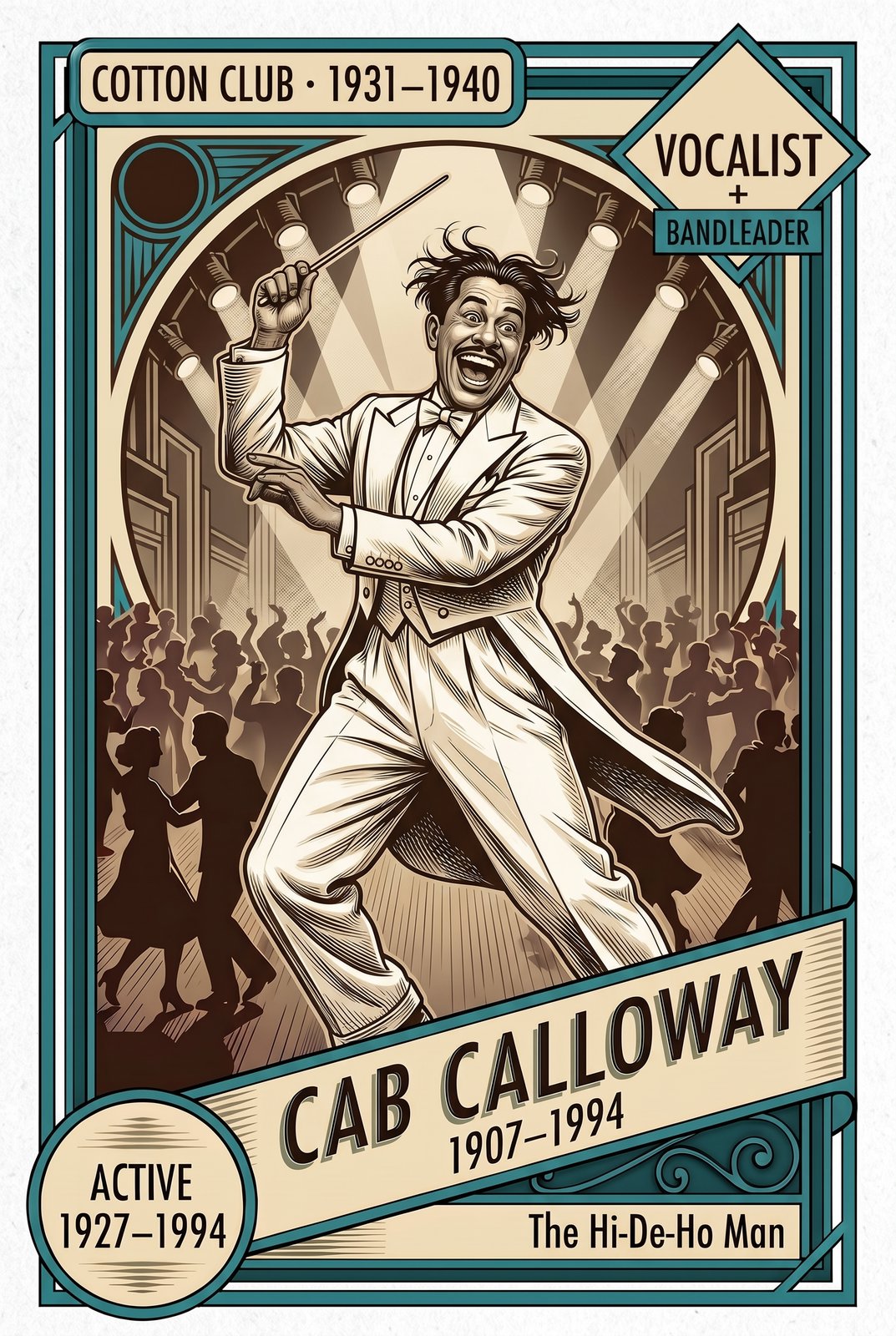 Cab Calloway front of card