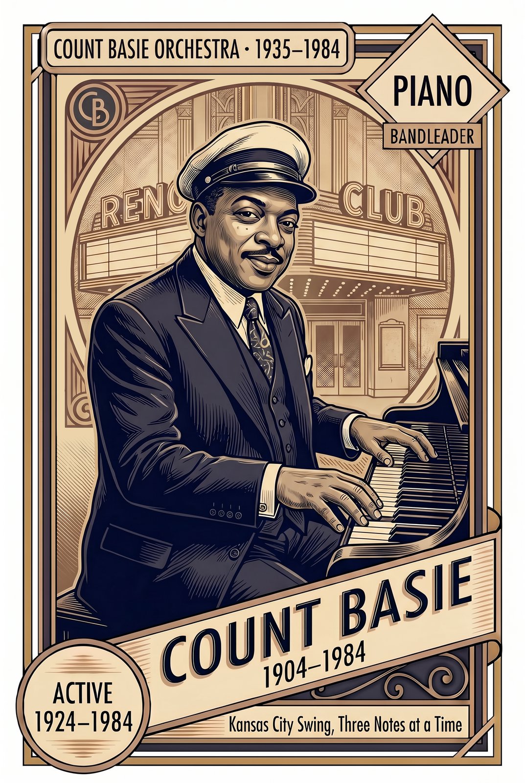Count Basie front of card
