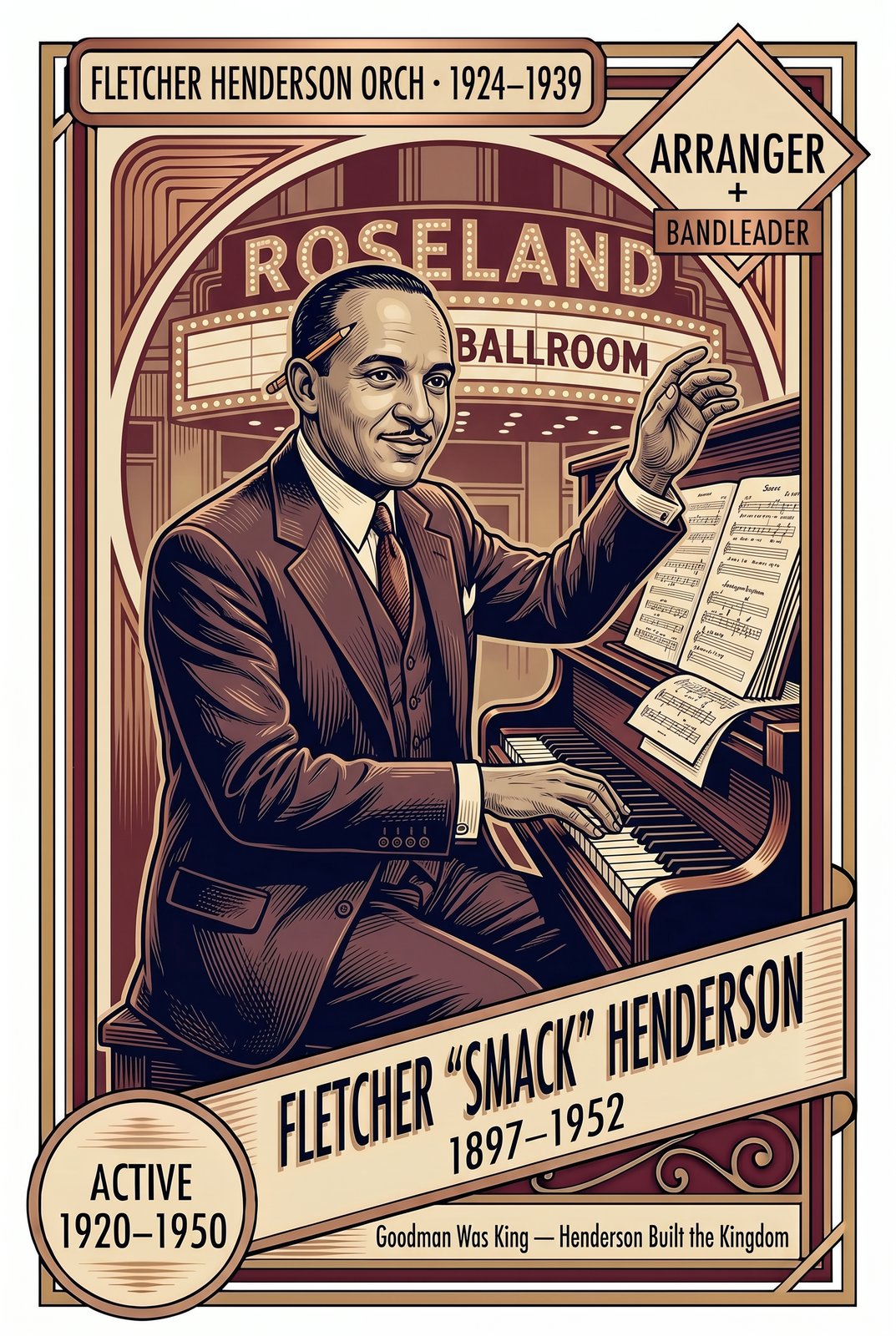 Fletcher Henderson front of card