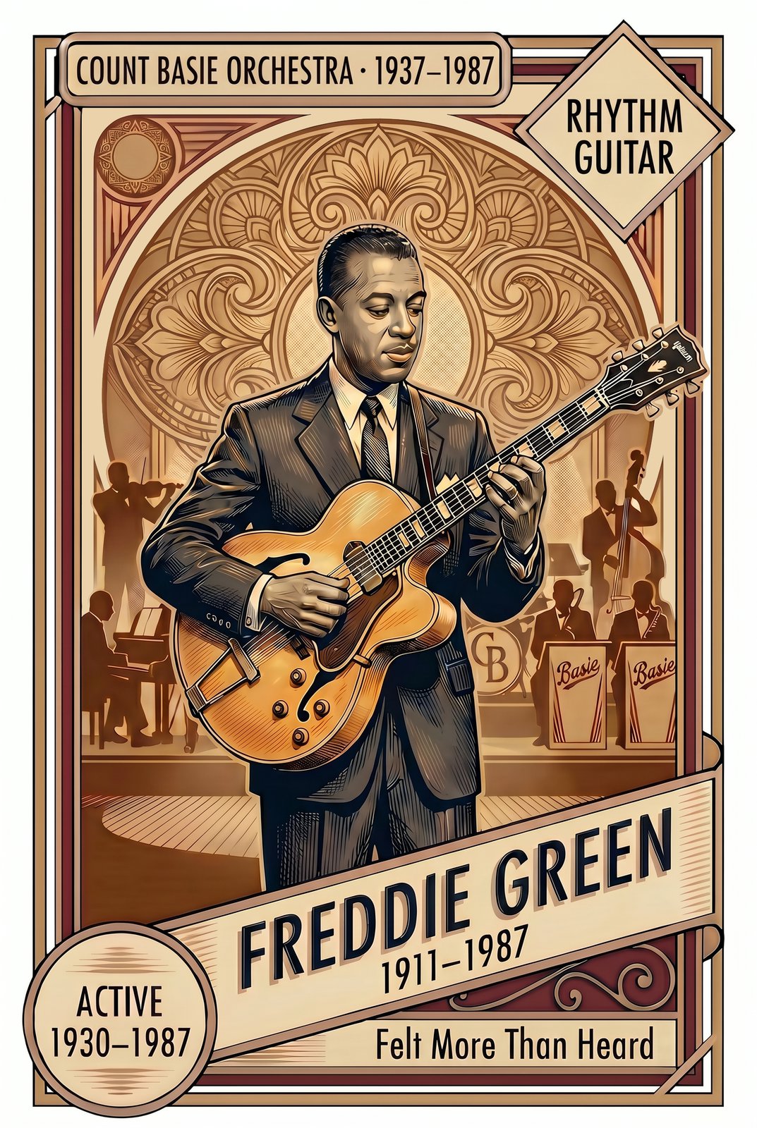 Freddie Green front of card