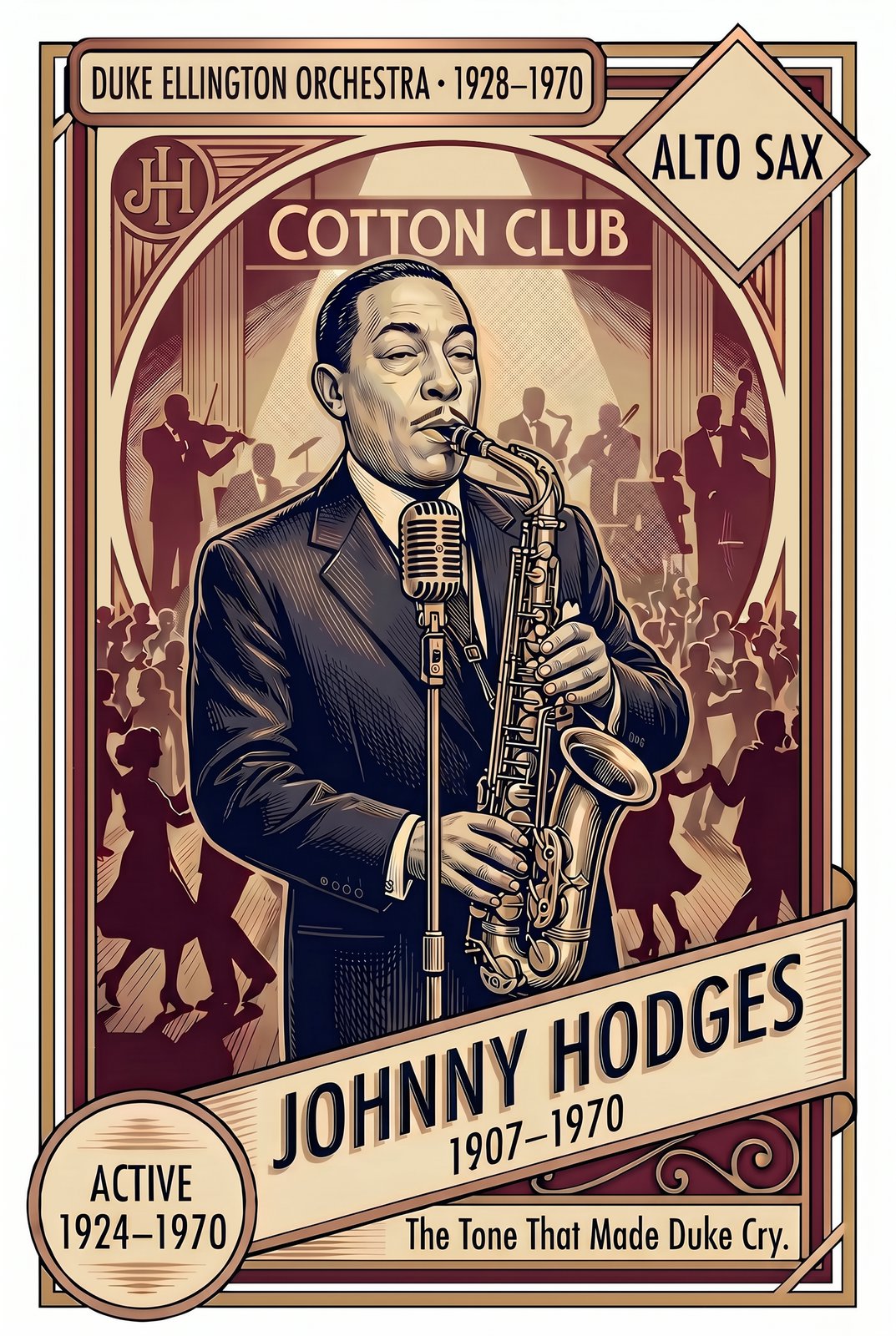 Johnny Hodges front of card