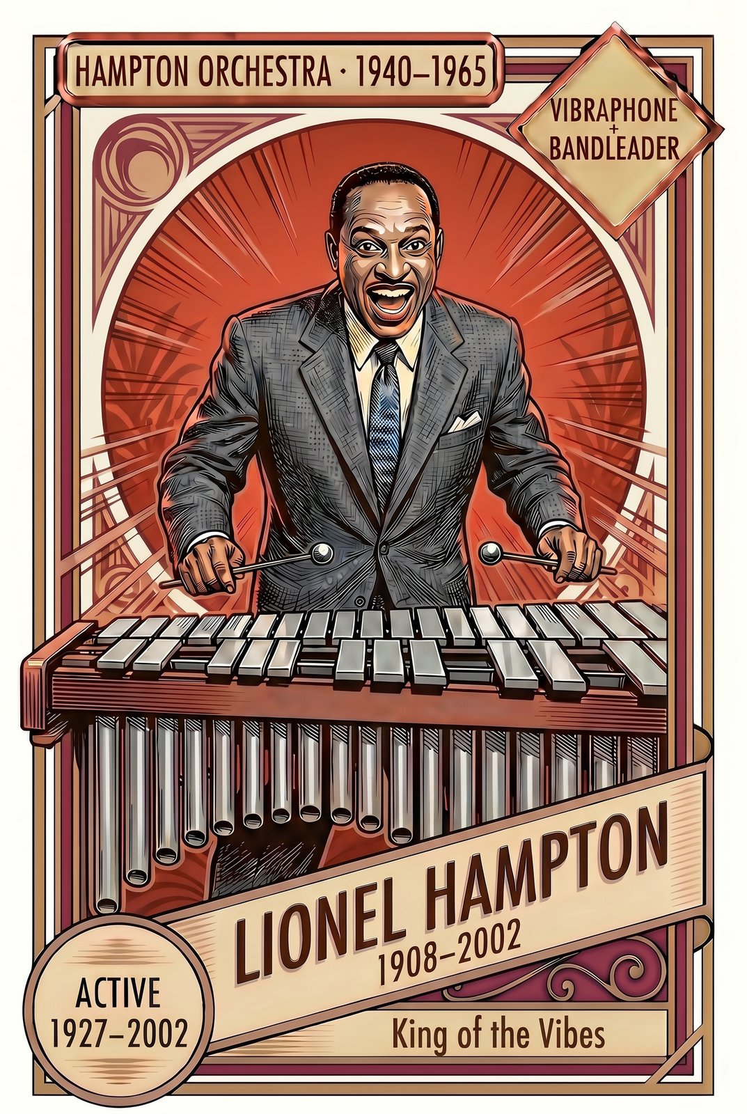 Lionel Hampton front of card